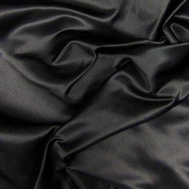 Satin de Soie Noir 