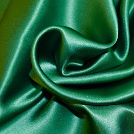 Satin de Soie Vert sapin 