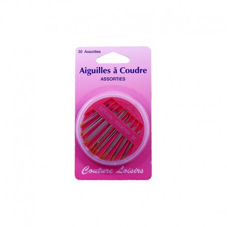 Aiguilles à coudre ménage assorties (x30)