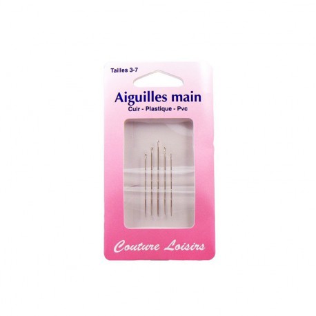 Aiguilles cuir-plastique-pvc (x5)