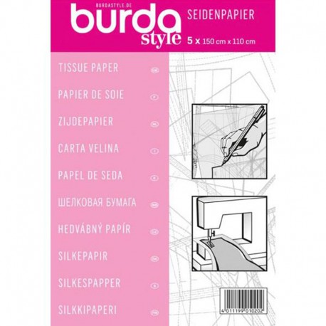 5 Feuilles de Papier de Soie 150cm x 110cm