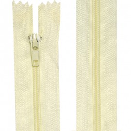 Fermeture nylon non-séparable de 10 à 60 cm écru