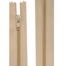 Fermeture nylon non-séparable de 10 à 60 cm écru