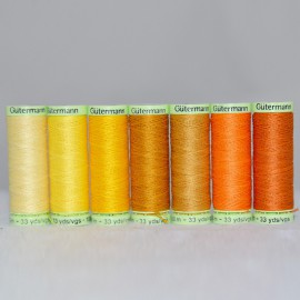 Fil à coudre Super résistant 30m - Jaune-Orange - Gütermann