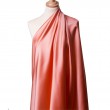 Tissu Satin Duchesse Saumon x10cm