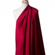 Tissu Satin Duchesse Rouge x10cm