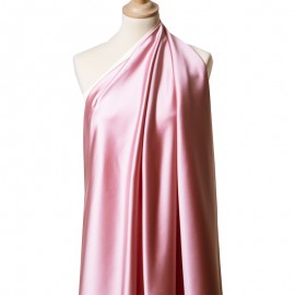 Tissu Satin Duchesse Rose des Bois x10cm