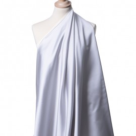 Tissu Satin Duchesse Gris perle x10cm