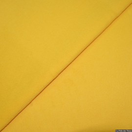 100% cachemire jaune x10cm vendu au 10cm