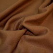 Tissu 100% cachemire marron x10cm