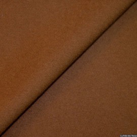 Tissu 100% cachemire marron x10cm