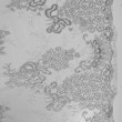Tissu Dentelle de calais silex motif arabesque x10cm